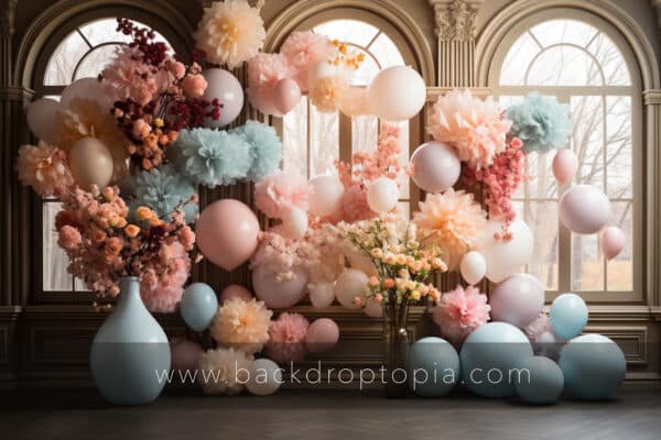 Balloon Floral Elegance